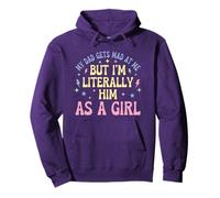 Funny My Dad Gets Mad At Me for Girl Daughter Pullover Hoodie