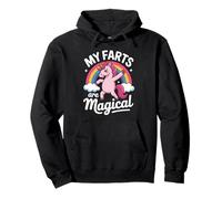 Funny My Farts Are Magical Saying Rainbow Unicorn Women Men Pullover Hoodie