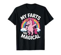 Funny My Farts are Magical Saying Rainbow Unicorn Women Men T-Shirt