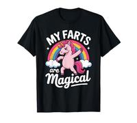 Funny My Farts are Magical Saying Rainbow Unicorn Women Men T-Shirt