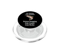 Funny My Fishing Tree Hanging Bottom Snagging Trout Design PopSockets PopGrip for MagSafe