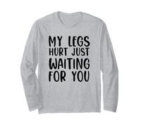 Funny My Legs Hurt Just Waiting Marathon Watching Long Sleeve T-Shirt