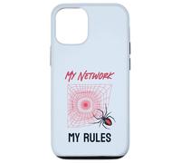 Funny My Network My Rules Redback Spider Web Case for iPhone 12/12 Pro