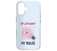 Funny My Network My Rules Redback Spider Web Case for iPhone 17