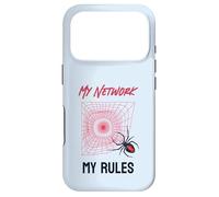 Funny My Network My Rules Redback Spider Web Case for iPhone 17 Pro