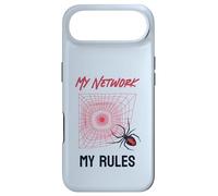Funny My Network My Rules Redback Spider Web Case for iPhone Air