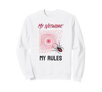 Funny My Network My Rules Redback Spider Web Sweatshirt