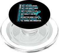 Funny Myasthenia Gravis Warrior PopSockets PopGrip for MagSafe