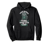Funny Myasthenia Gravis Warrior Pullover Hoodie