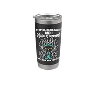 Funny Myasthenia Gravis Warrior Stainless Steel Insulated Tumbler