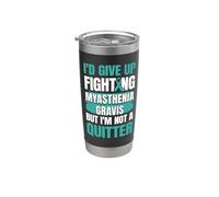 Funny Myasthenia Gravis Warrior Stainless Steel Insulated Tumbler