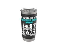 Funny Myasthenia Gravis Warrior Stainless Steel Insulated Tumbler
