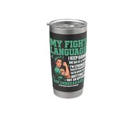 Funny Myasthenia Gravis Warrior Stainless Steel Insulated Tumbler