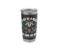 Funny Myasthenia Gravis Warrior Stainless Steel Insulated Tumbler