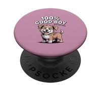 Funny Mystery Mutt Dog T-Shirt 100% Good Boy 0% DNA Test PopSockets Adhesive PopGrip