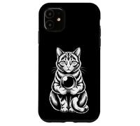 Funny Mystic Cat Crystal Ball Divination Case for iPhone 11