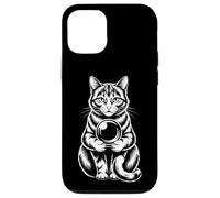 Funny Mystic Cat Crystal Ball Divination Case for iPhone 12/12 Pro