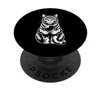 Funny Mystic Cat Crystal Ball Divination PopSockets Adhesive PopGrip