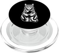 Funny Mystic Cat Crystal Ball Divination PopSockets PopGrip for MagSafe