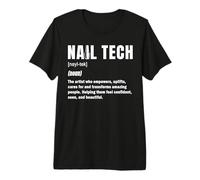 Funny Nail Tech Definition Nail Technician Premium T-Shirt