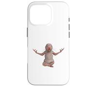 Funny Naked Mole-Rat Zookeeper Yoga Animal Lover Mole Rat Case for iPhone 16 Pro