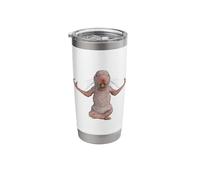 Funny Naked Mole-Rat Zookeeper Yoga Animal Lover Mole Rat Stainless Steel Insulated Tumbler