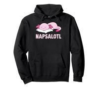 Funny Napping Axolotl Sleeping Naps Lazy Morning Resting Pullover Hoodie