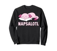 Funny Napping Axolotl Sleeping Naps Lazy Morning Resting Sweatshirt