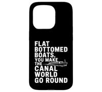 Funny Narrowboat Canal Barge Continuous Cruiser Live Aboard Case for iPhone 15 Pro