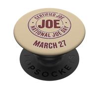 FUNNY NATIONAL JOE DAY MARCH 27 PopSockets Adhesive PopGrip