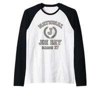 Funny National Joe Day March 27 Raglan Baseball Tee