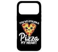 Funny National Pizza Day - Stolen My Heart - Couples Meme Case for iPhone 17 Pro Max