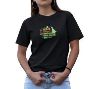 Funny Naughty Or Nice Womens Christmas T Shirt Innocent Until Proven Guilty Festive Tee Xmas Unisex Top, XXL, Black