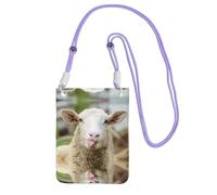 Funny Naughty Sheep Tongue Cute Animal A Large Capacity Crossbody Phone Case For Worry Free Travel