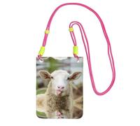 Funny Naughty Sheep Tongue Cute Animal A Large Capacity Crossbody Phone Case For Worry Free Travel