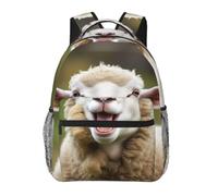 Funny Naughty Sheep Tongue Cute Animal Cute Backpack Waterproof Lightweight Casual Backpack One Size Daypack Travel Laptop Bag For Men Women