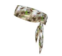 Funny Naughty Sheep Tongue Cute Animal Printing 1 Pieces Headband Hair Band Unisex Dry Head Tie Sport Band For Basketball Running Tennis