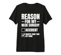 Funny Neck Surgery Recovery Cervical Spine Premium T-Shirt