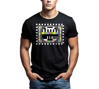 Funny Nerd Theory T-Shirt Test Screen Black XXL