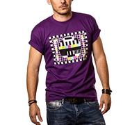 Funny Nerd Theory T-Shirt Test Screen Purple M