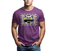 Funny Nerd Theory T-Shirt Test Screen Purple S