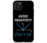 Funny Nerdy Avoid Negativity Algebra Math Pun Math Teacher Case for iPhone 11 Pro Max