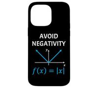 Funny Nerdy Avoid Negativity Algebra Math Pun Math Teacher Case for iPhone 14 Pro Max