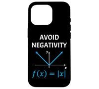 Funny Nerdy Avoid Negativity Algebra Math Pun Math Teacher Case for iPhone 16 Pro