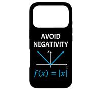Funny Nerdy Avoid Negativity Algebra Math Pun Math Teacher Case for iPhone 17 Pro