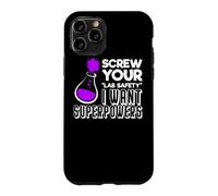 Funny Nerdy I want Superpowers Periodic Chemistry Teacher Case for iPhone 11 Pro