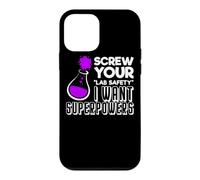 Funny Nerdy I want Superpowers Periodic Chemistry Teacher Case for iPhone 12 mini