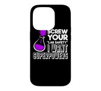 Funny Nerdy I want Superpowers Periodic Chemistry Teacher Case for iPhone 14 Pro
