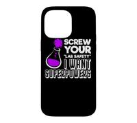 Funny Nerdy I want Superpowers Periodic Chemistry Teacher Case for iPhone 14 Pro Max