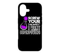 Funny Nerdy I want Superpowers Periodic Chemistry Teacher Case for iPhone 17
